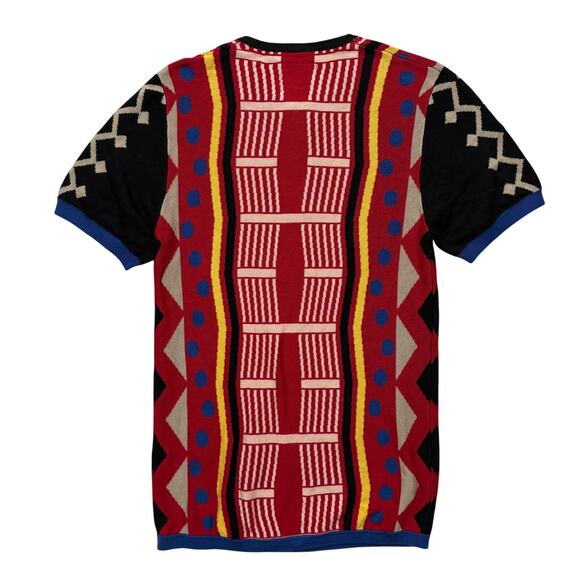 Maxhosa by Laduma Knit Multicolor Tunic Top M - Picture 3 of 3